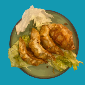 Raviolis frits au poulet